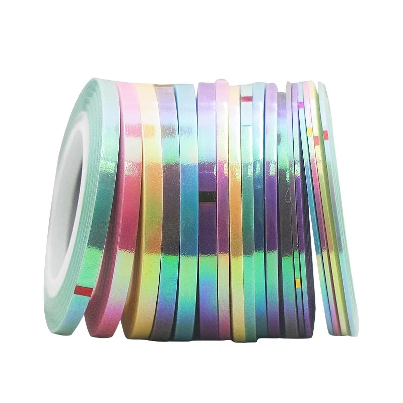 Pinky Color Stripping Tape Glitter Nail Striping Tape Nail Art