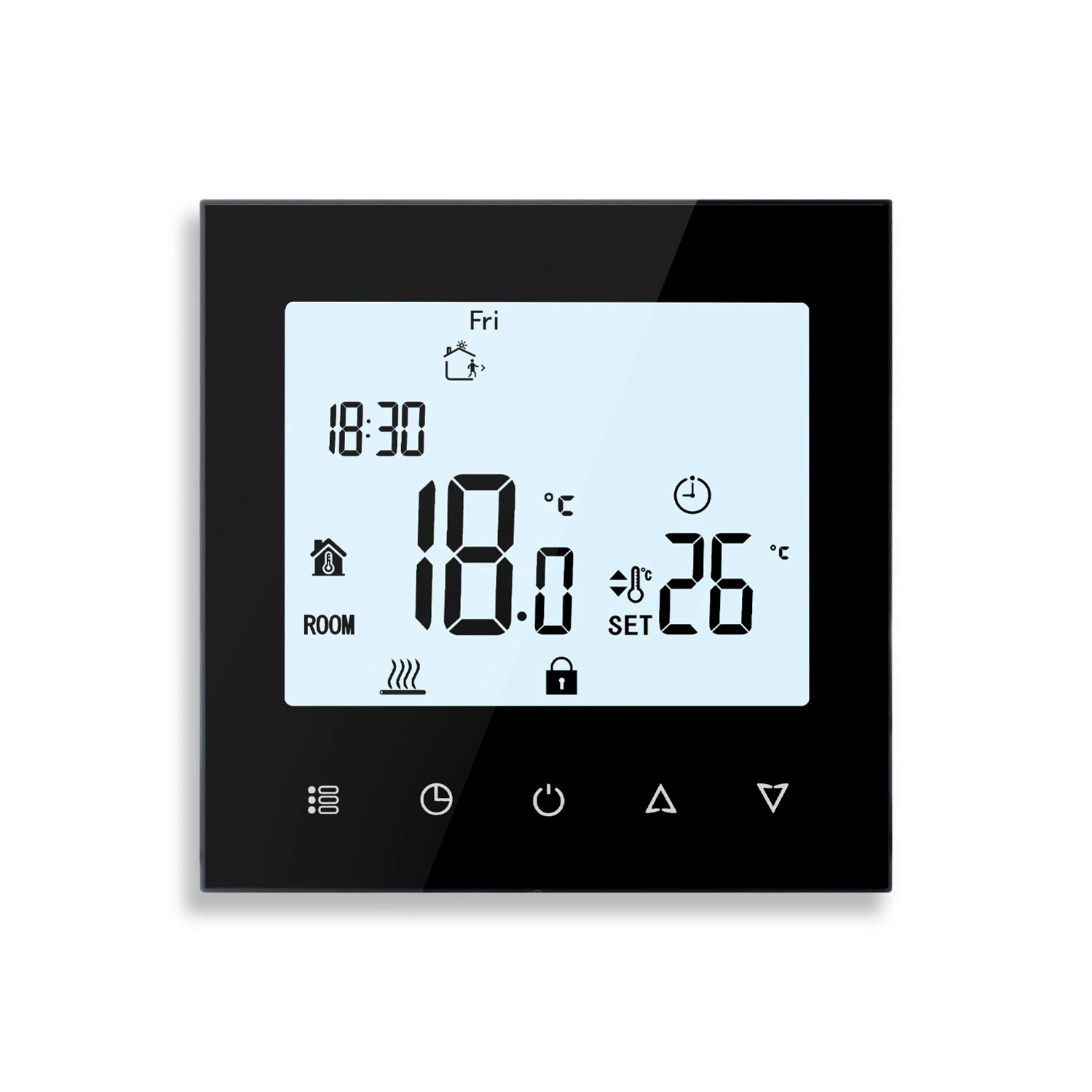 Système de chauffage au sol 220 V programmable numérique Smart Room Wi-Fi sans fil Thermostat