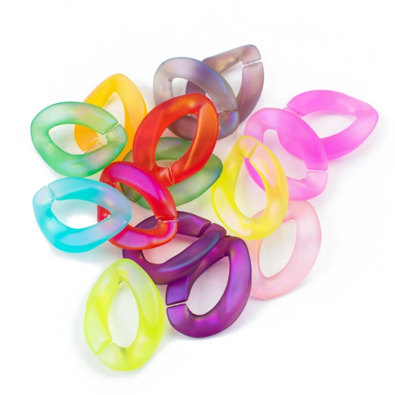 Thickened Simple Versatile Acrylic Rubber Chain Buckle DIY Fashion Bag Glasses Accessories Mobile Phone Case Anti-Drop Bracelet