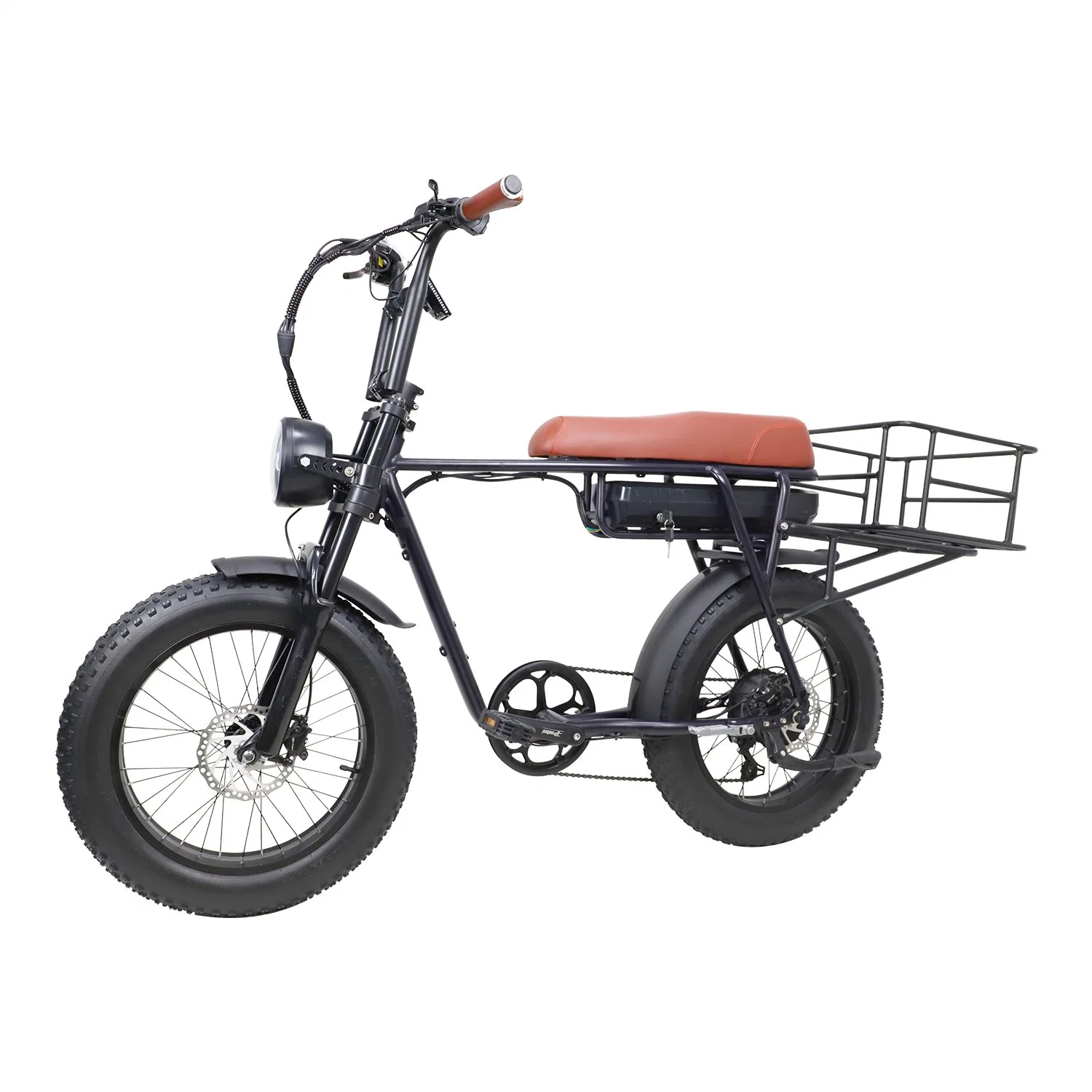 ATV Elektro Fahrrad 750W 1000W Motor 48V 20inch Fat Reifen E-Bike mit langer Reichweite – Offroad-MID-Drive-Anzeige Motorrad Hydraulische Bremse Elektrisches Fahrrad