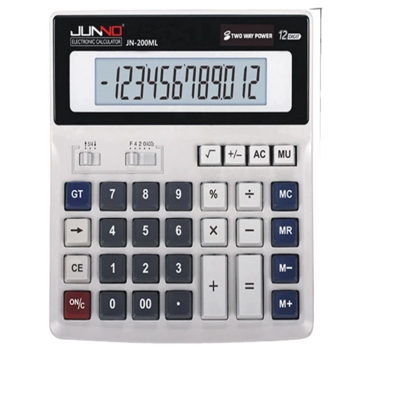 Bateria de 12 bits Solar Dual Power Calculator Desktop Office Business Calculadora