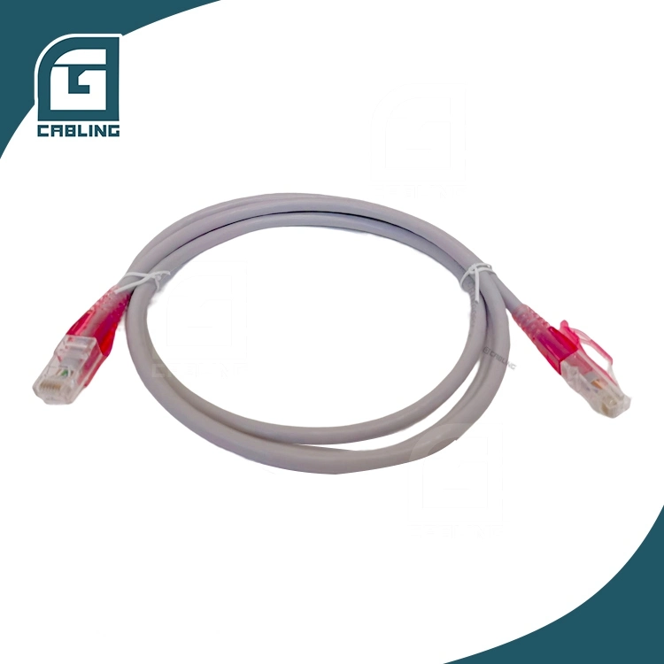 Gcabling Hot Sales Stock CAT6/CAT6A Molded RJ45 Ethernet Patch Network LAN Cable with Lock