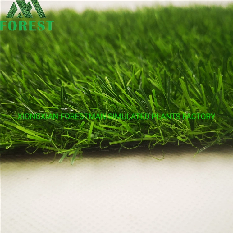 25mm Chinese Factory Decorative Landscape Fake Garden Synthetic Artificial Grass