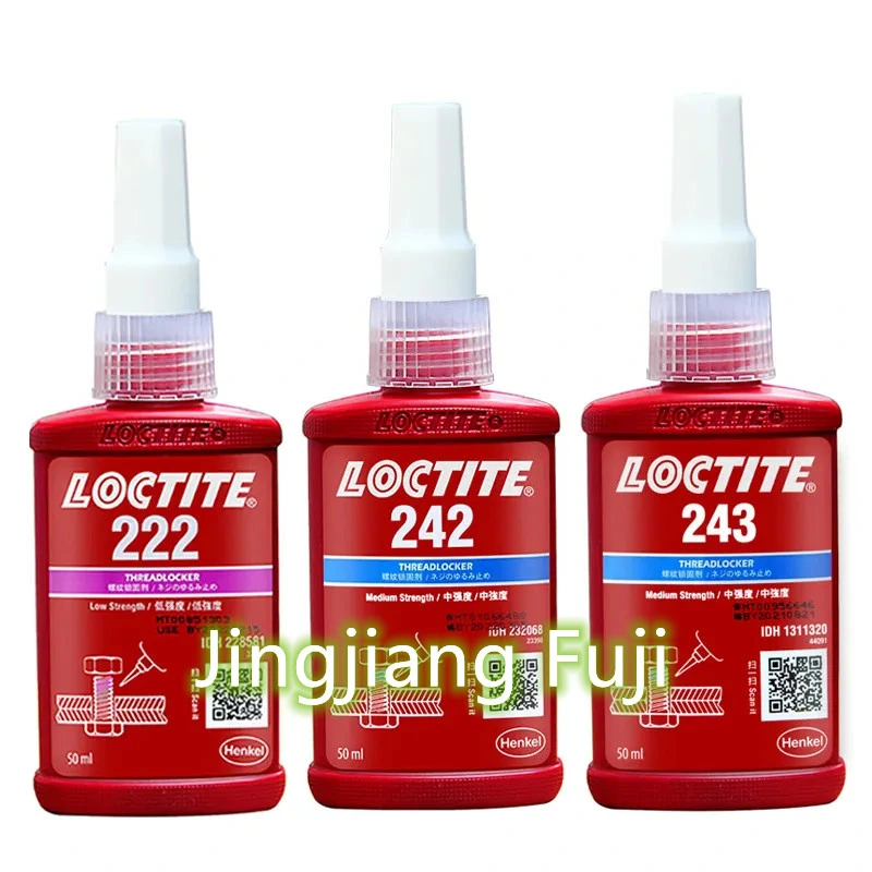 Новый резьбовой клей для резьбовых соединений Loctite 222 242 объемом 50 мл, антирасклеенный, 243 шт. Клей для герметичной герметизации клей для резьбовых соединений