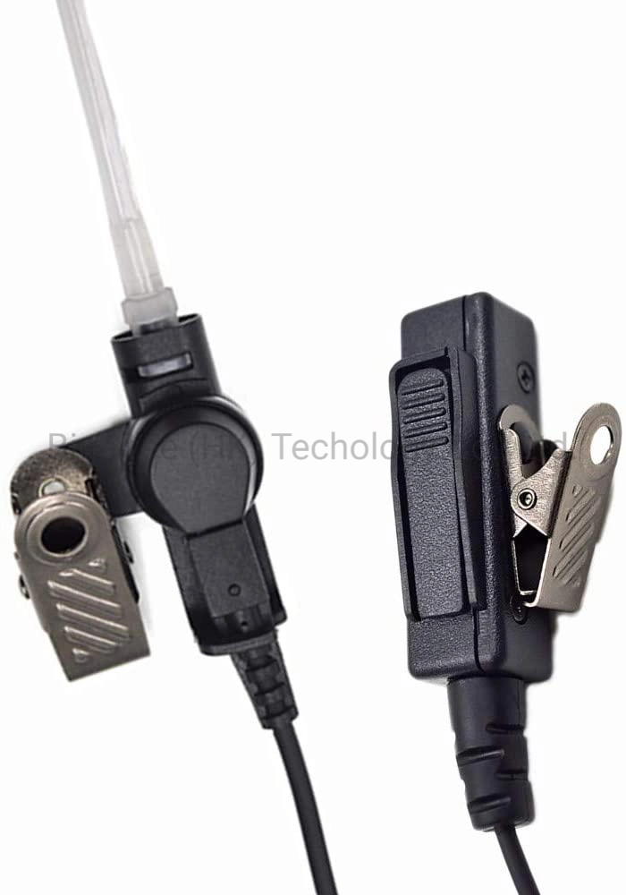 Surveillance Kit Tansparent Acoustic Tube Headset with Reinforced Cable for Kenwood Multi-Pins Radios