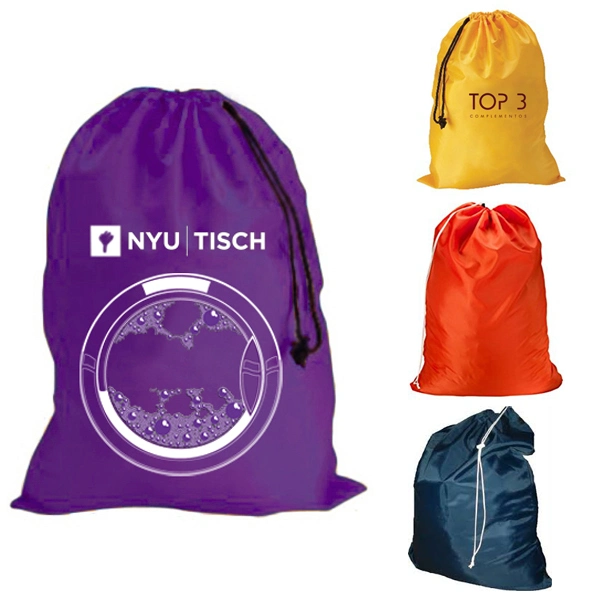 Wholesale/Supplier ISO BSCI Factory Eco-Friendly Polyester Logo Satin Drawstring Backpack