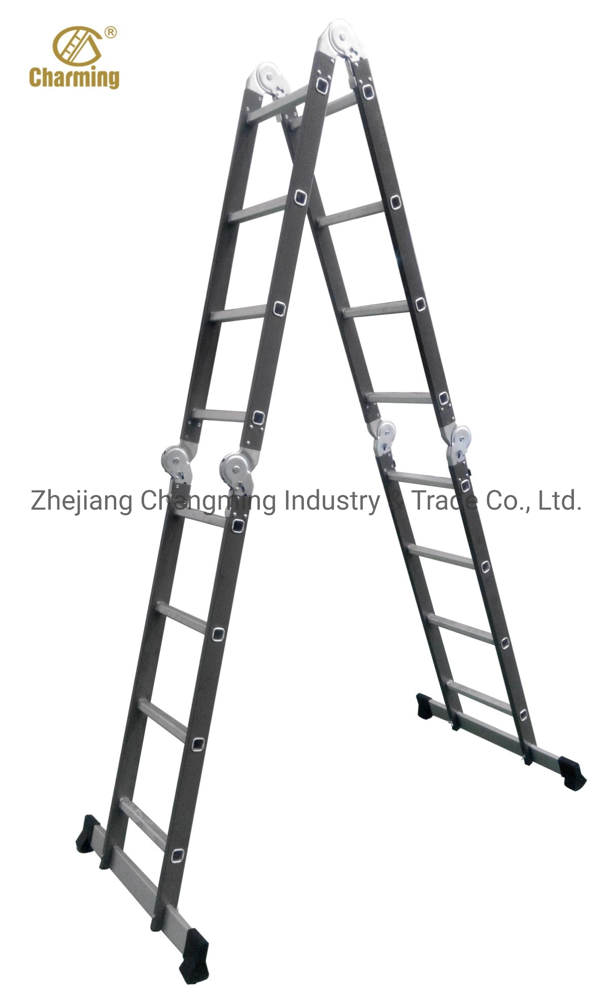 4x4 Foldable Steel Multi-Purpose Ladder