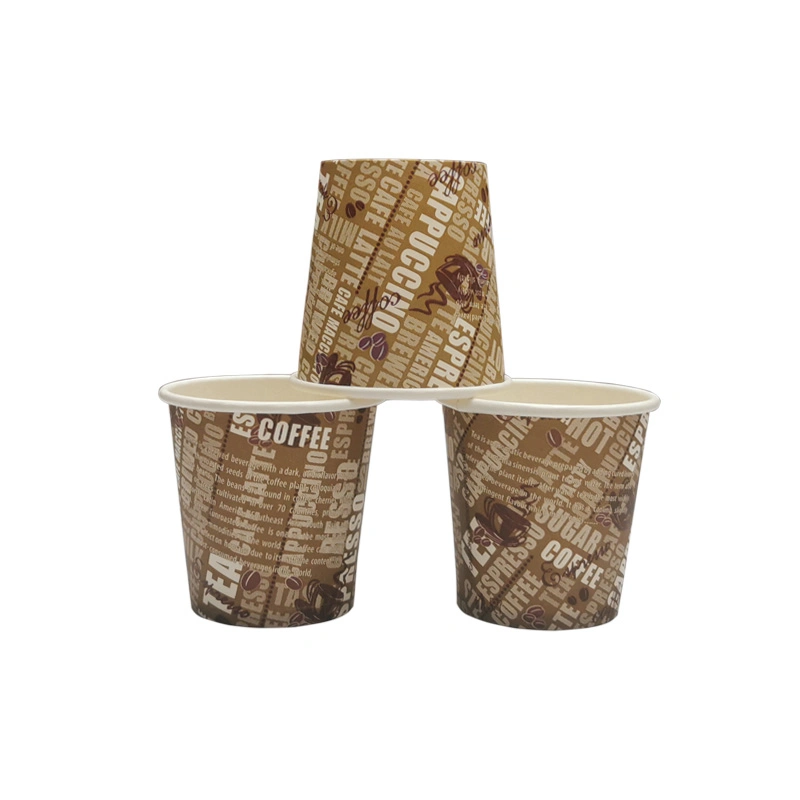 170GSM 4oz Diposable Tea Paper Cup for Hot Beverage Drinking