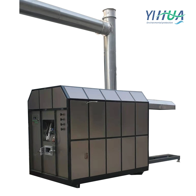 Stainless Steel Smoke Free Human Cremation Furnace Machine Human Body Incinerator