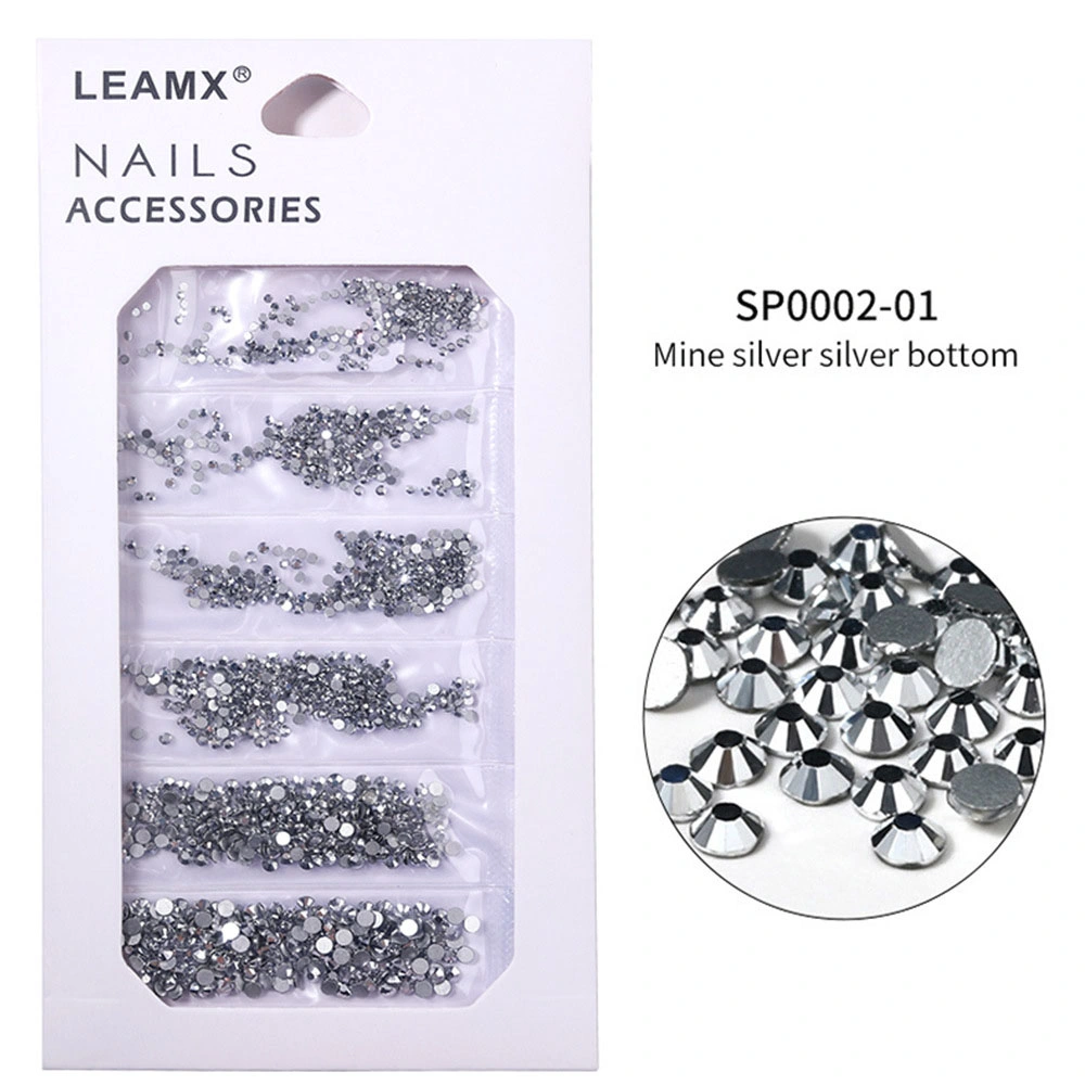 Diamant für Maniküre Flat Bottom ab Glas Diamant Nail Art Strass