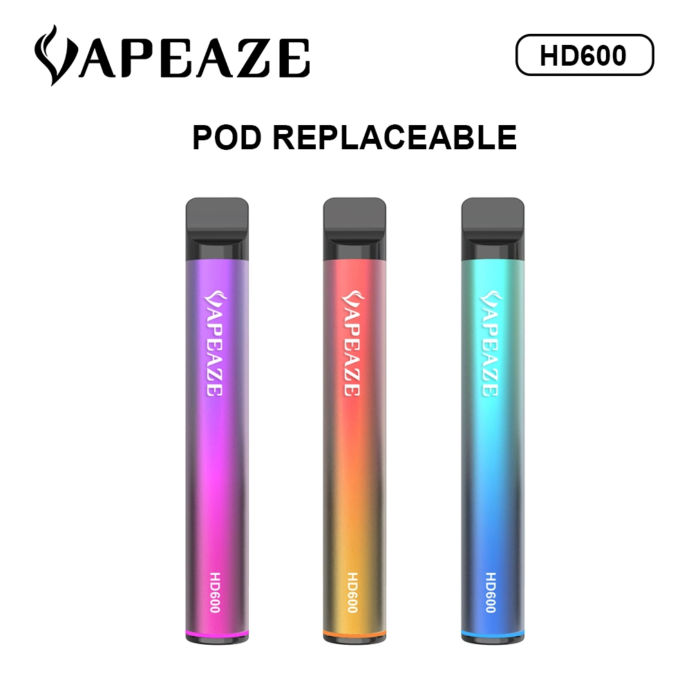 ELFA Großhandel 600 Puffs Vape 2ml Original Fabrik Preis wiederaufladbar Pod System Elektronische Zigarette Leer Vape