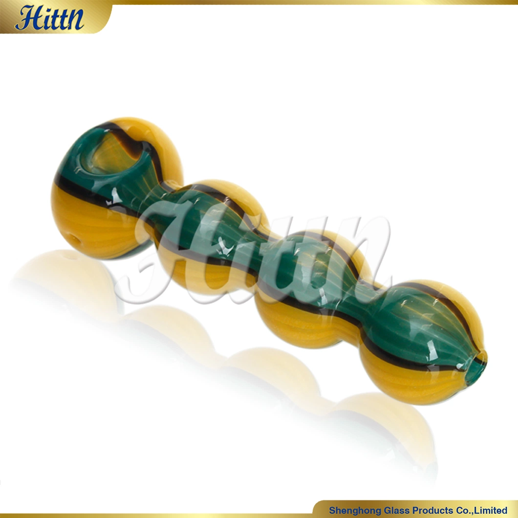 Wholesale 5.2 Inches New Products Gourd Design Smoking Pipes Glass Hand Pipe Chillums Pipe