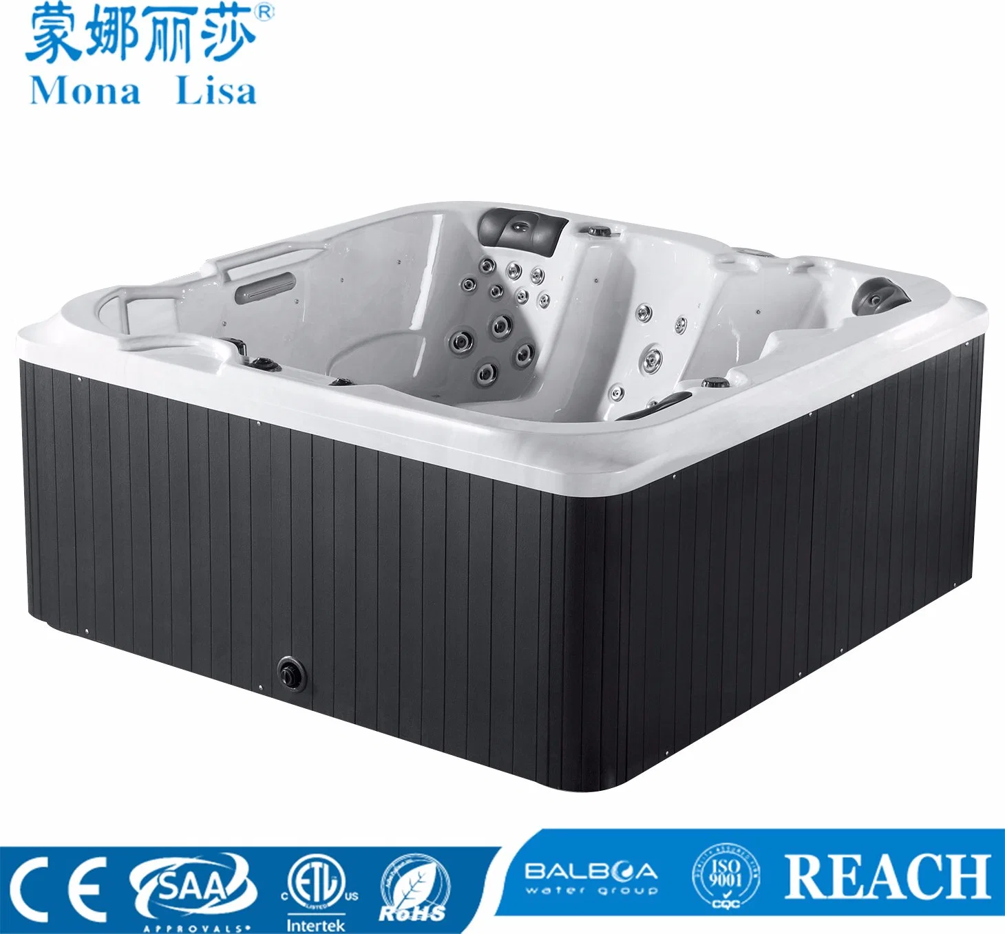 Hot Selling Monalisa Hot Tub SPA with 4 Pillows (M-3354)