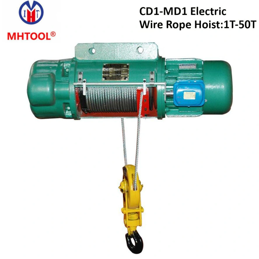 2ton Electric Wire Rope Hoist for Single Rail Crane China Manufacturer Factory