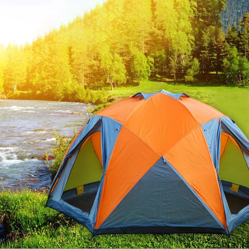 8-12 personas Camping Tent impermeable al aire libre Ci20288