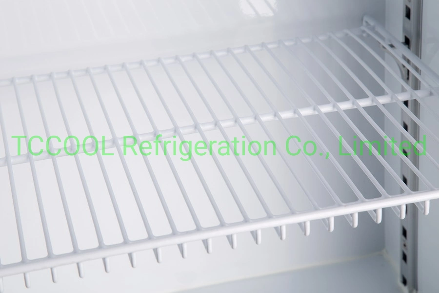 -5 ~ 5 grado Celsius Sub-Zero Counter-Top escaparate comercial de refrigerador refrigerador