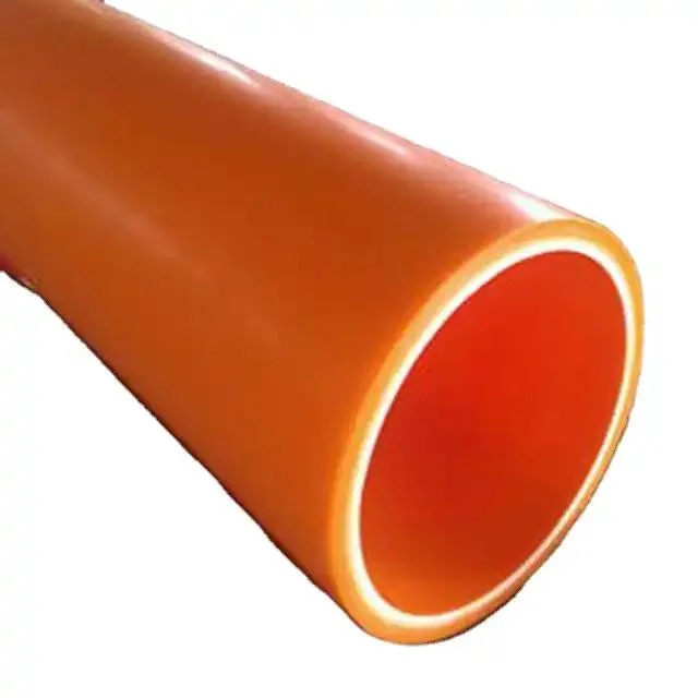 Conduit de protection de câble souterrain orange avec rigidité en anneau SN24-Sn40