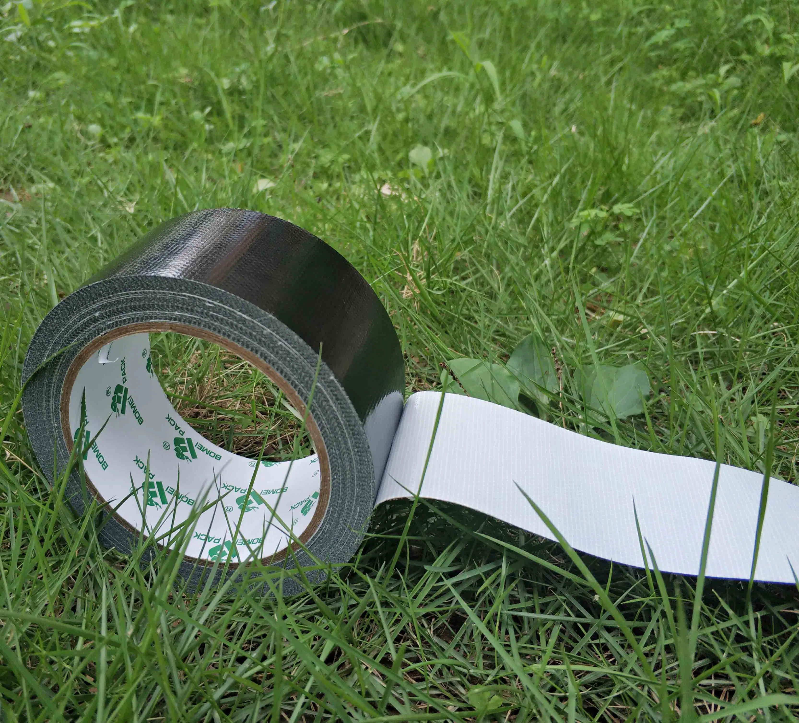 Black Color Pipe Wrapping Cloth Tape Joining and Sealing Duct Tape 48mm 20m