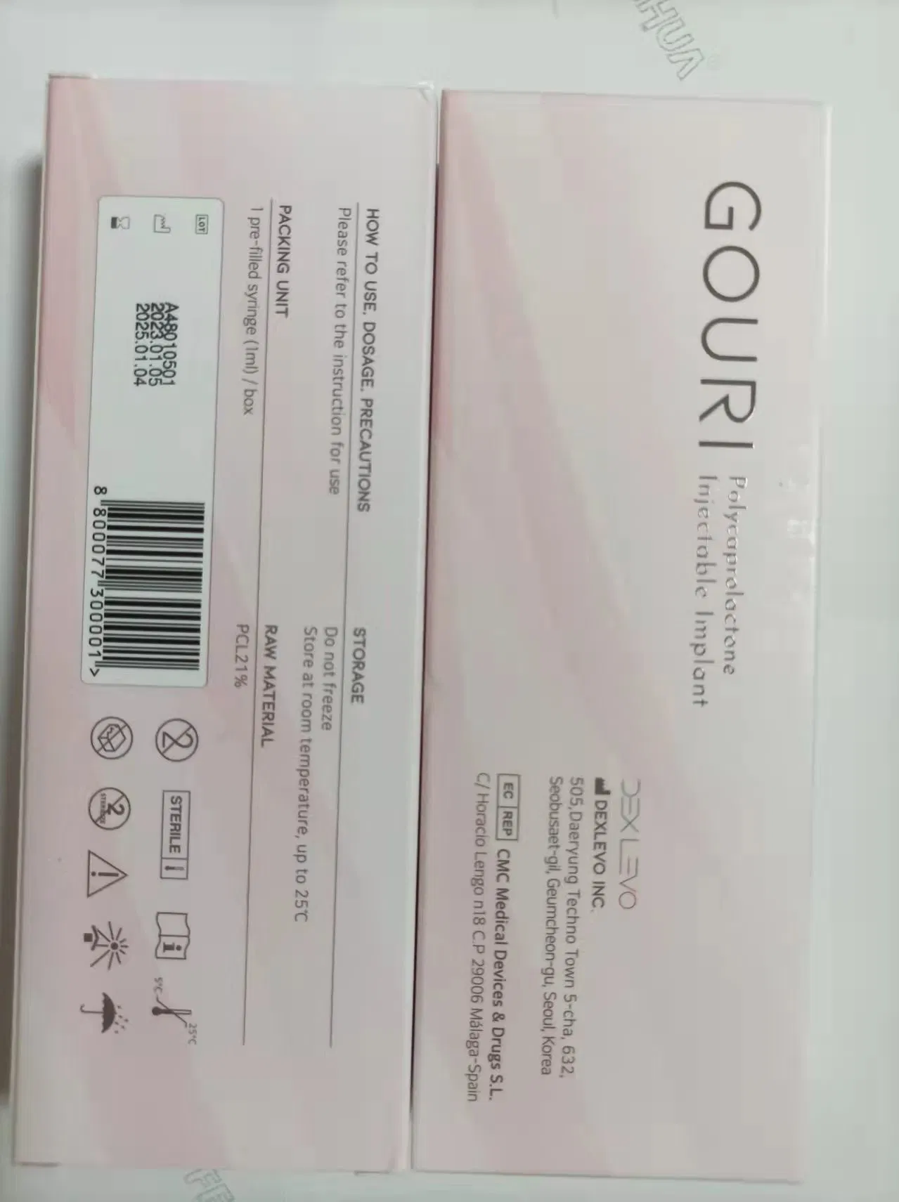 Gouri se extiende suavemente en la piel, formando nuevo colágeno que se transforma en una matriz tridimensional y estimula los fibroblastos.