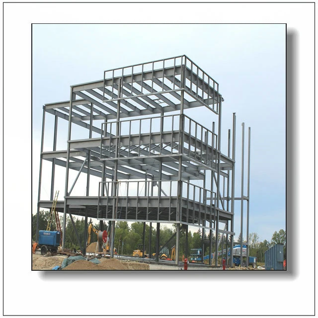 Pre Engineering High Rise Hotel Factory Two Story Prefabricated Steel Structure Building
