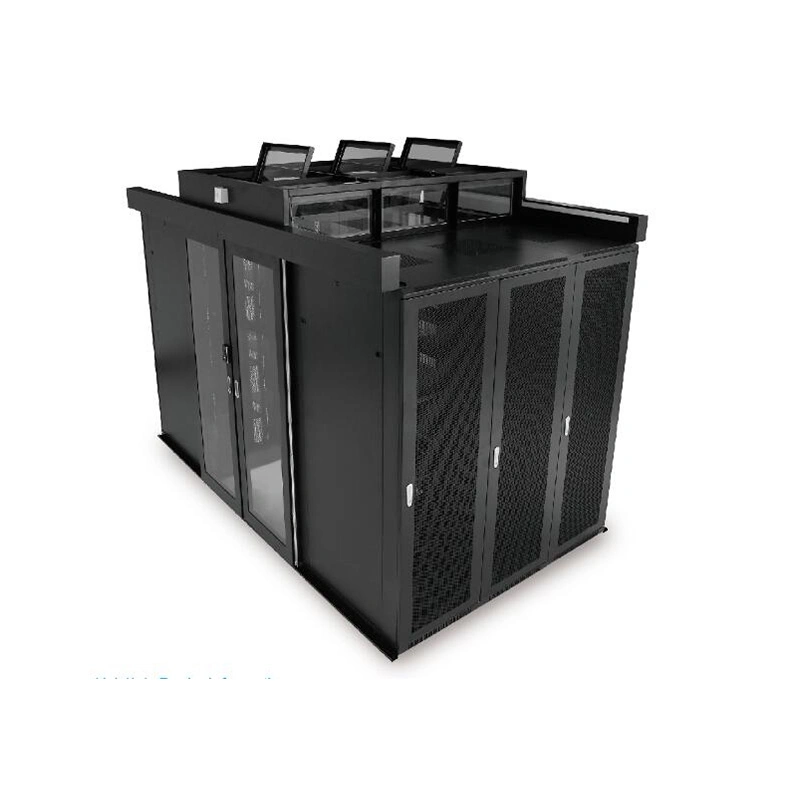 42u Rack de servidor de colocación Solución de centro de datos micro Contención de pasillo frío