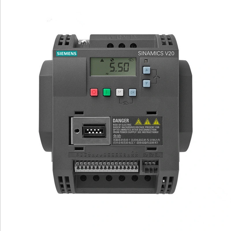 Siemens original original V20 Control eléctrico 6SL3210-5be25-5UV0 PLC 3AC 380V Inversor