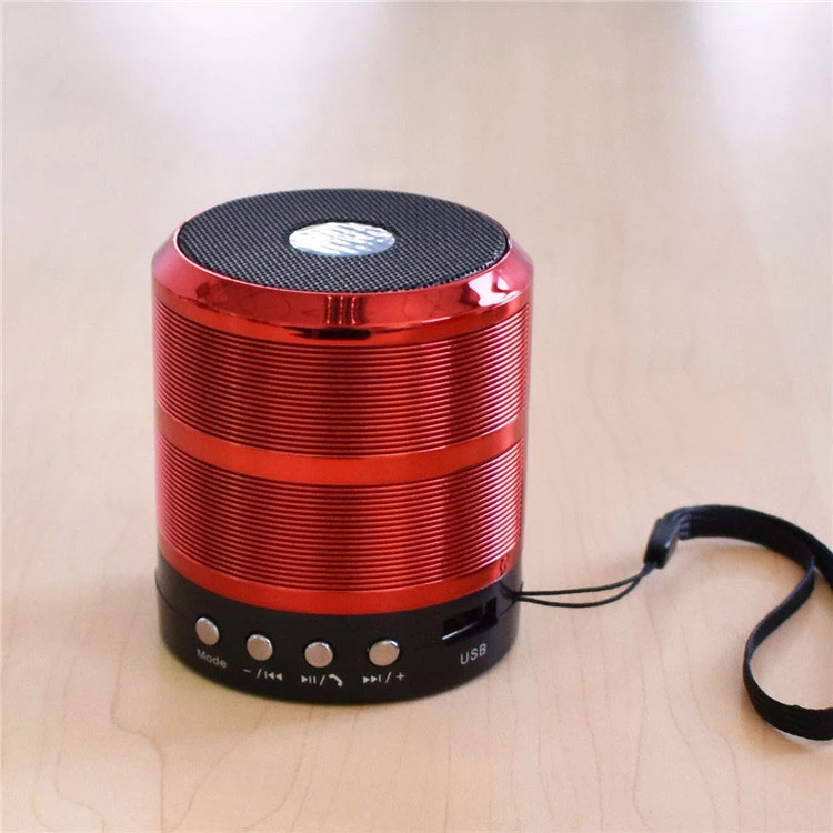 Ld-887 Bluetooth Speaker Metal Small Steel Cannon Portable Mini Stereo Subwoofer Cross-Border Gift-Silver