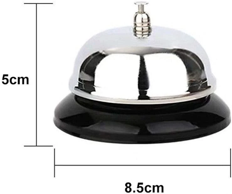 Stainless Steel Desktop Reception Desk Service Bell for Ringing Service Bell Servant Service Butler Reception Waiter Shop Counter Esg12309