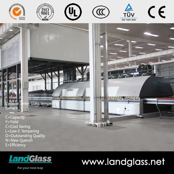 Landglass Construisant le Verre Plat Gâchant la Machine