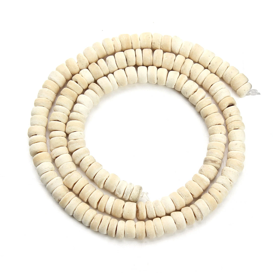 DIY Accessories Coconut Shell Septa Loose Beads Bracelet Necklace Flat Round Wood Beads