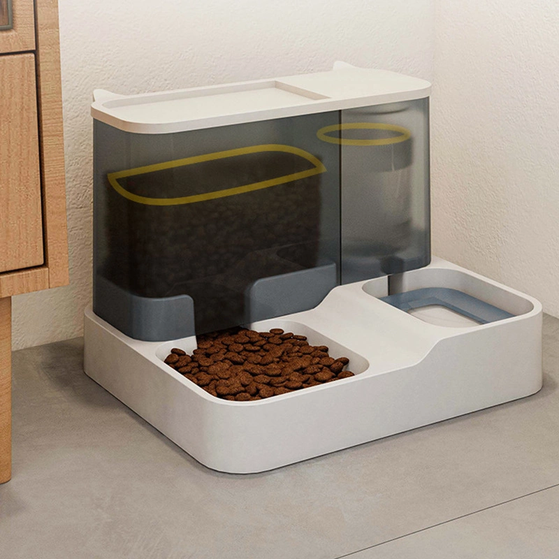 Großer Automatischer Pet Dog Feeder Food Bowl Pets Wasserspender