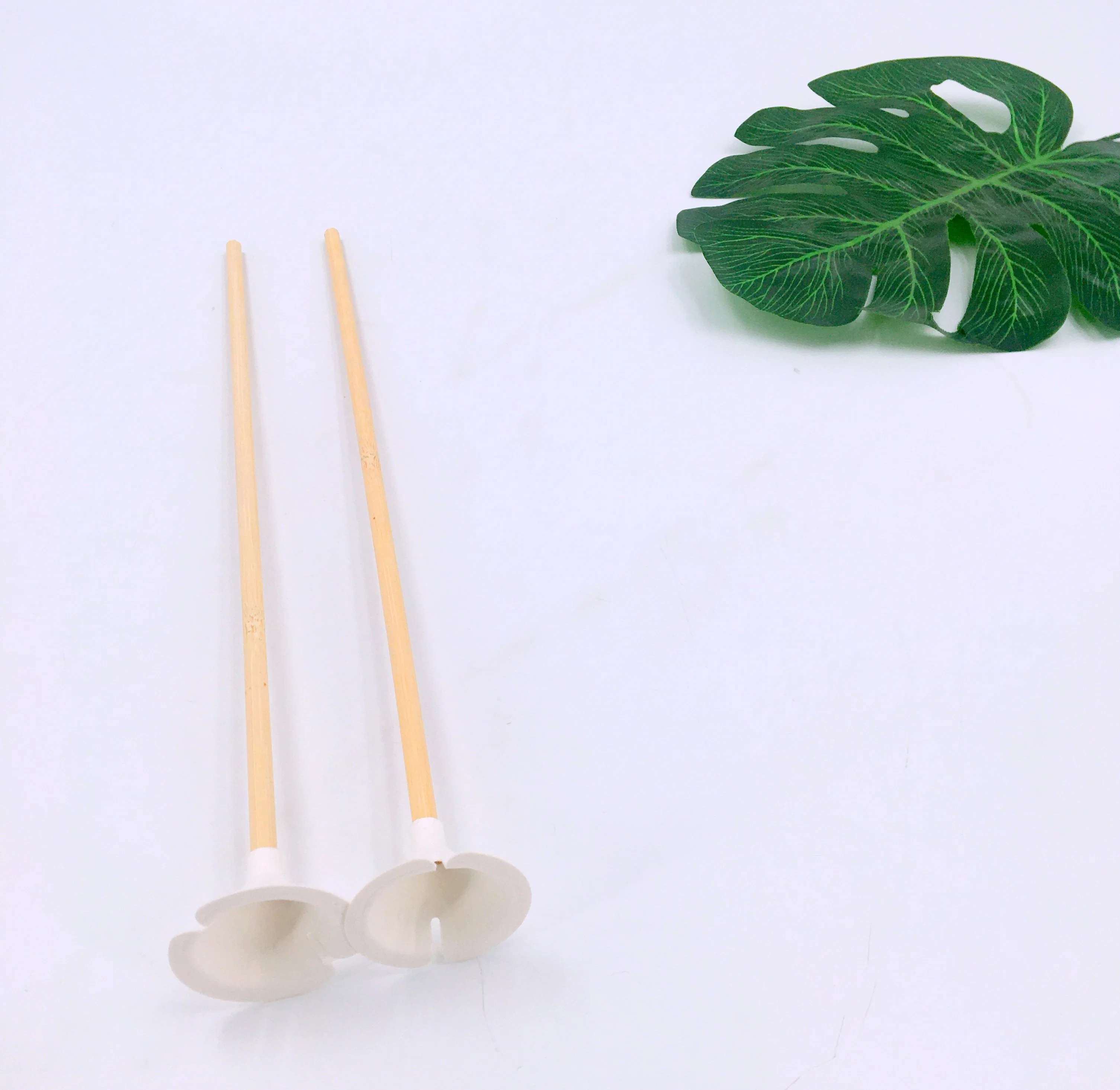 Eco-Friendly Biodegradable Bamboo Balloon Stick with Paper Cup