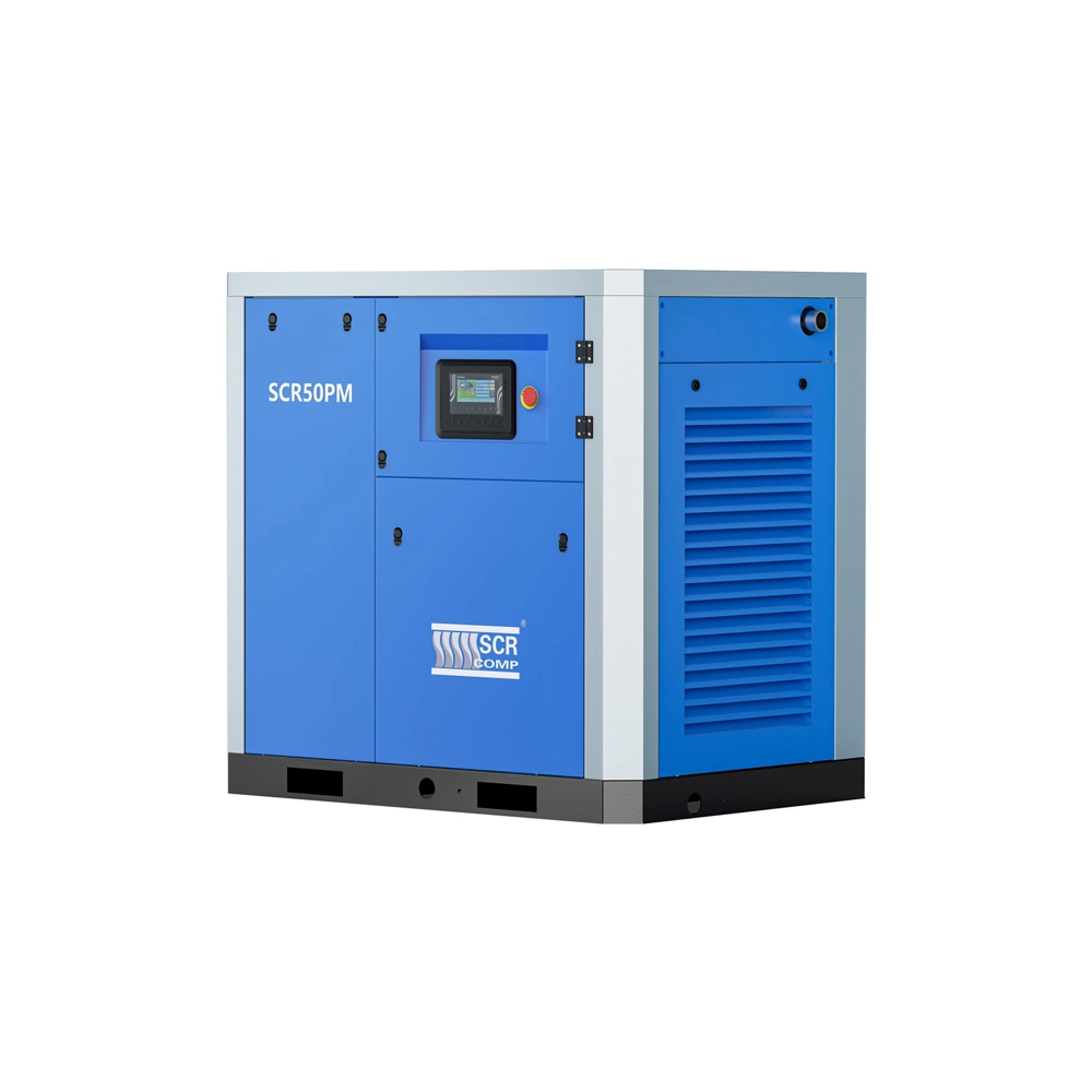 (Série SCR100PM) Compresseur d'air à vis à aimant permanent à refroidissement à l'huile Ariend, haute efficacité, technologie japonaise, IP65, en vente chaude.