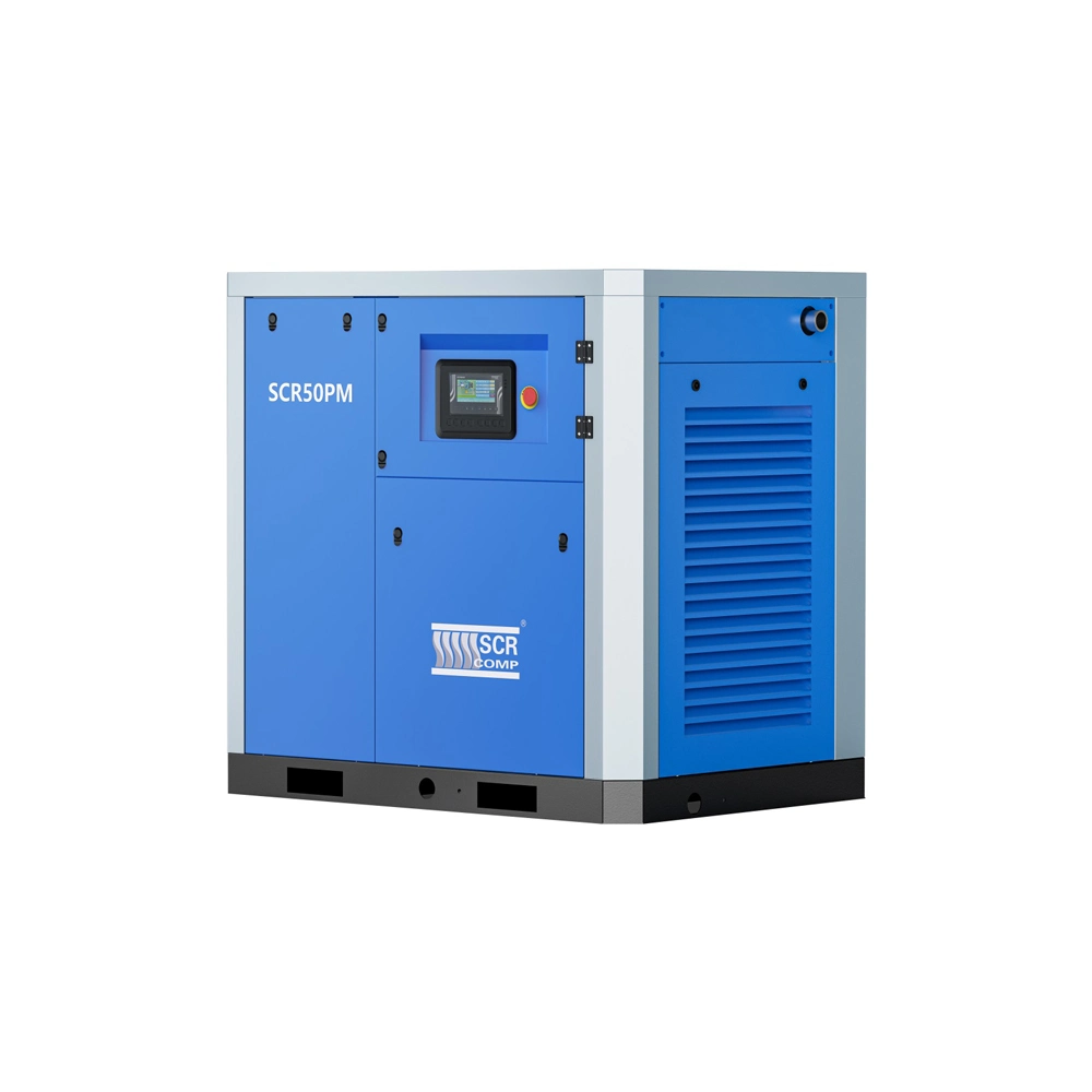 (SCR100PM Series) Hot Sale Japanese Technology High Efficiency Ariend Oil Cooling IP65 Motor Permanent Magnet Screw Air Compressor