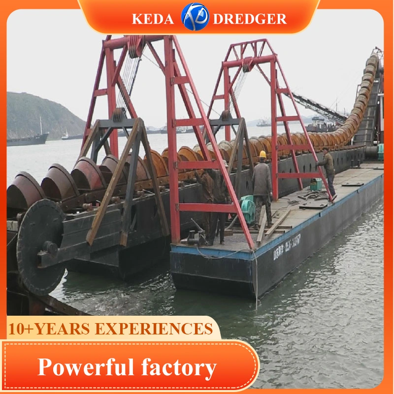 Keda Gold Mining Equipment Chain Bucket Ladder Dredger Vessel