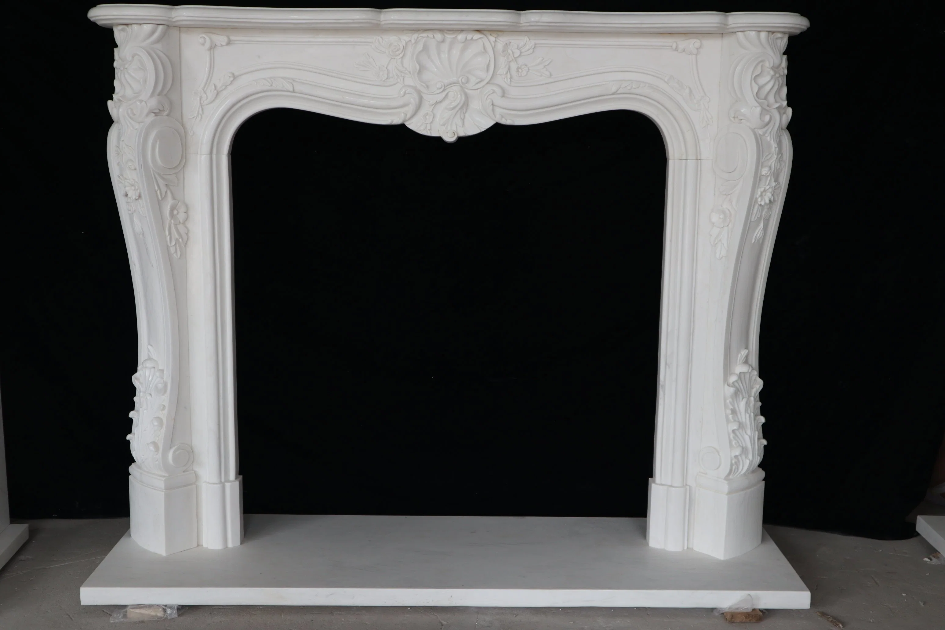 Factory Manufacturing Production Fashionable Fireplace Marble Frame