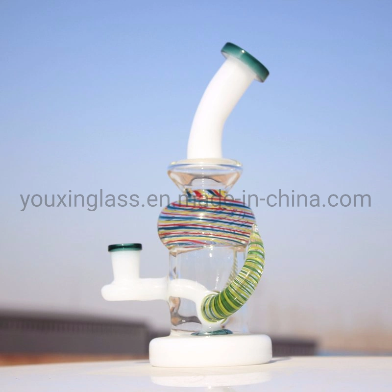 New Product Glass Smoking Water Pipe Glass Bubbler Multicolored