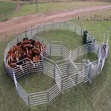Fournisseur d'usine Panneau de clôture portable galvanisé pour chevaux et bétail