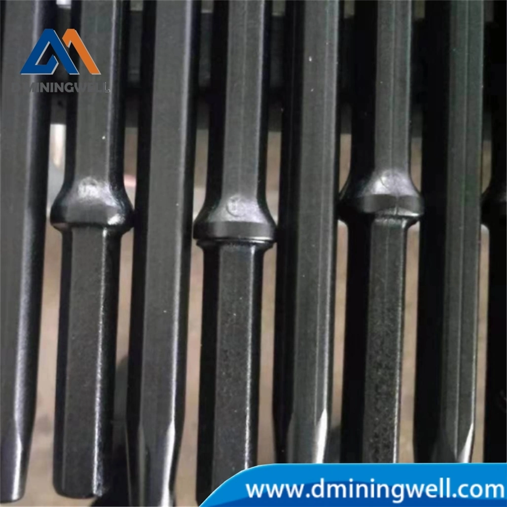 Zimbabwe Botswana Cote D&prime; Ivoire Hot Selling Double Thread Drilling Rods High quality/High cost performance  Tapered Drill Rod