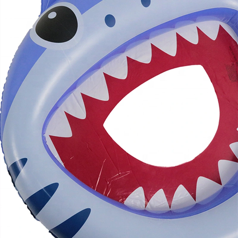 Tiburón inflable Toss objetivo del juego juguetes con pequeños peces
