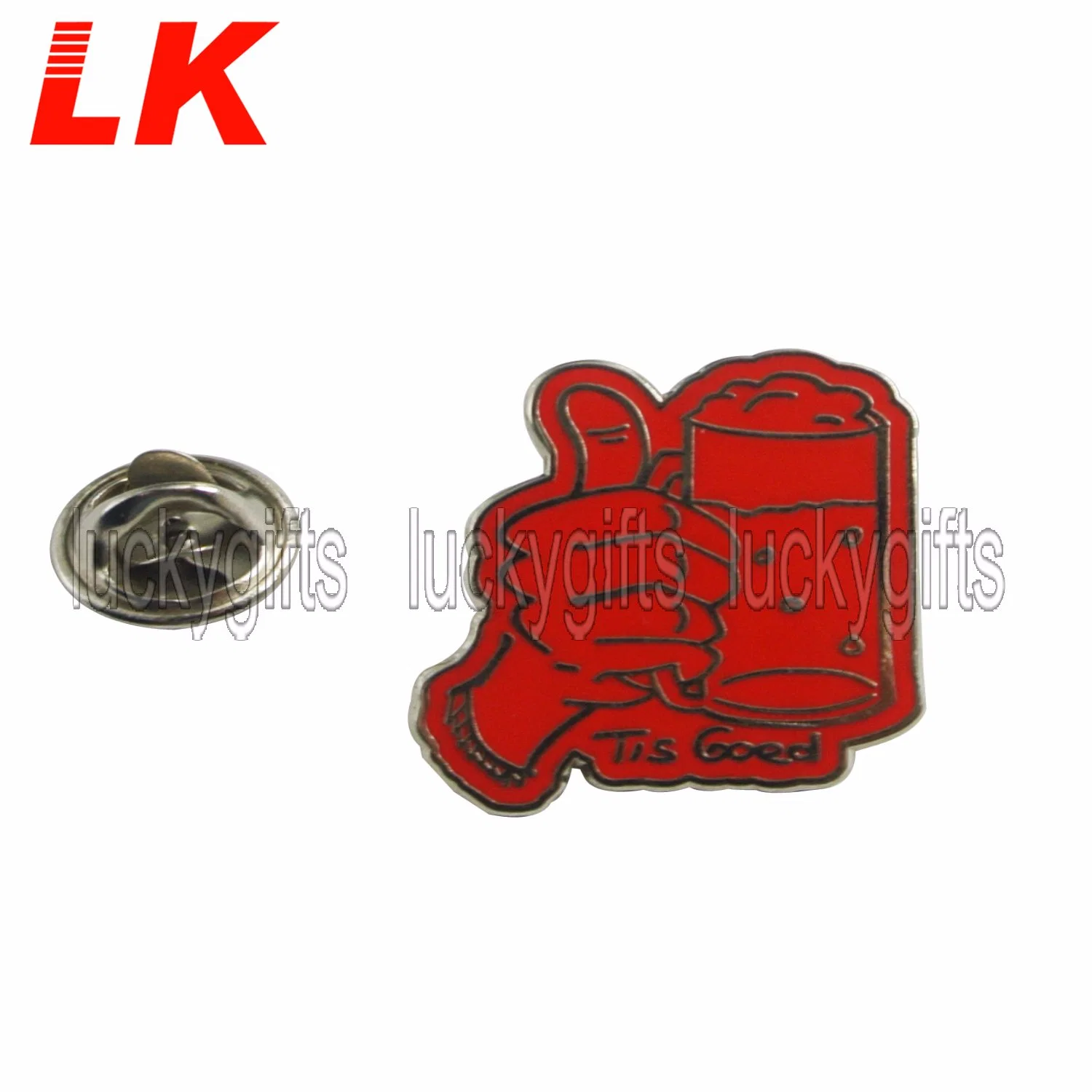 Hot Plated Souvenir Metal Cool Metal Badge Pins