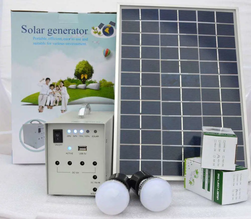 Factory Price off-Grid PV Panel Charger Power Generator Solar Energy System