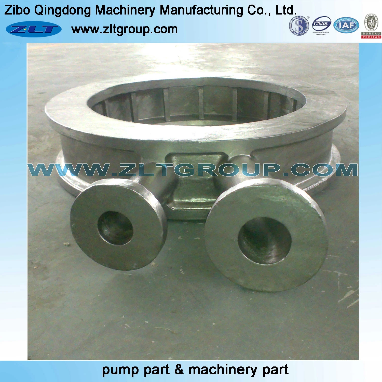 The Gray Iron Disc for Machinery Parts in CD4/316ss