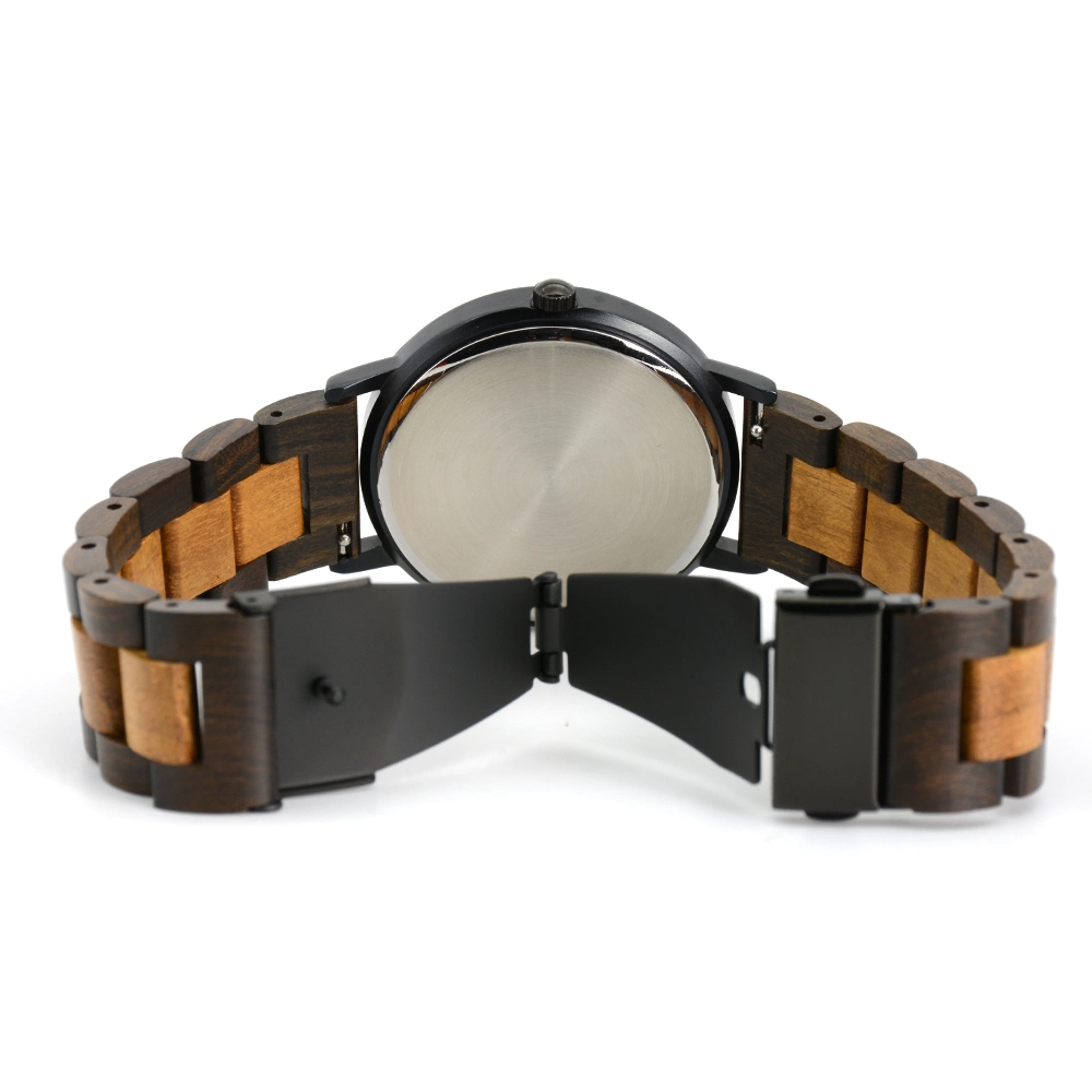 Trending Products 2021 New Arrivals Gold Teak Wood Watch Metal Men Minimalist Watches Wholesale/Suppliers