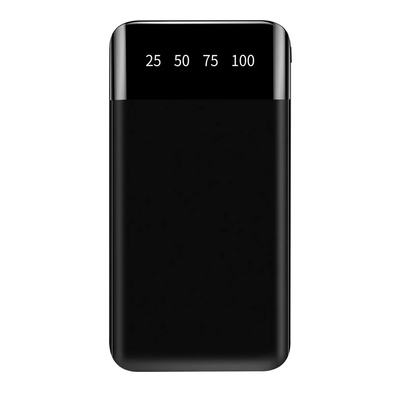 Large Capacity 10000mAh Power Bank Model with Input 5V 2A and Dual Output 5V 2.1A Portable Power Station Lithium Battery