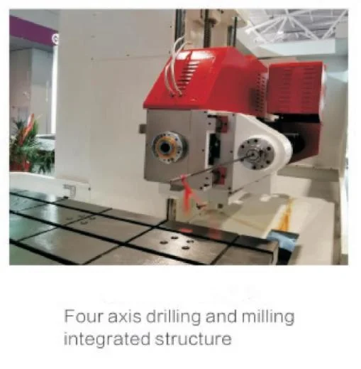 CNC de alta precisión de 3 ejes de metal 5 Ejes profundo agujero taladrado y Boring Machine personalizados