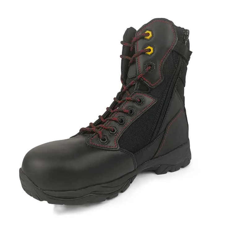 High quality/High cost performance  CSA Work Boots with Side Zipper