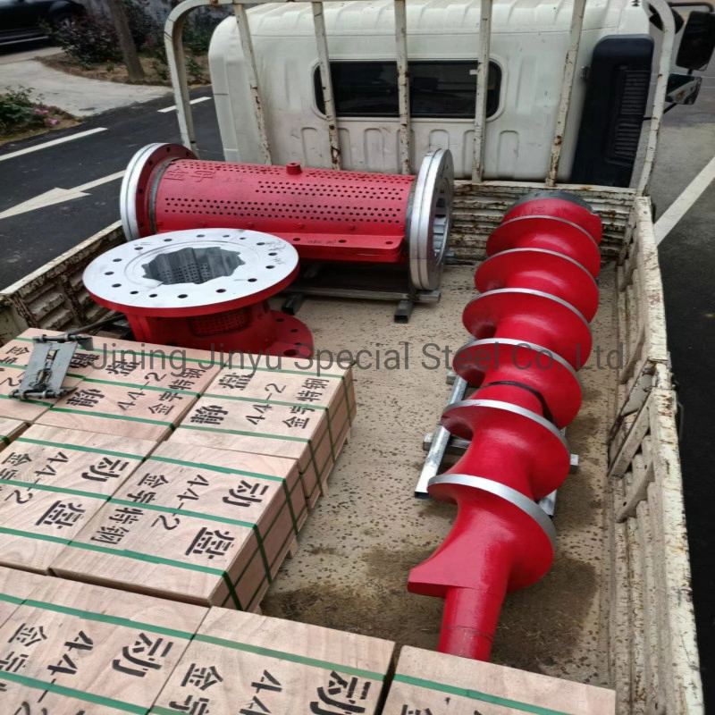 14 Inch Plug Screw Refiner Auger for MDF / HDF / Paper Plant / Defibrator Machine