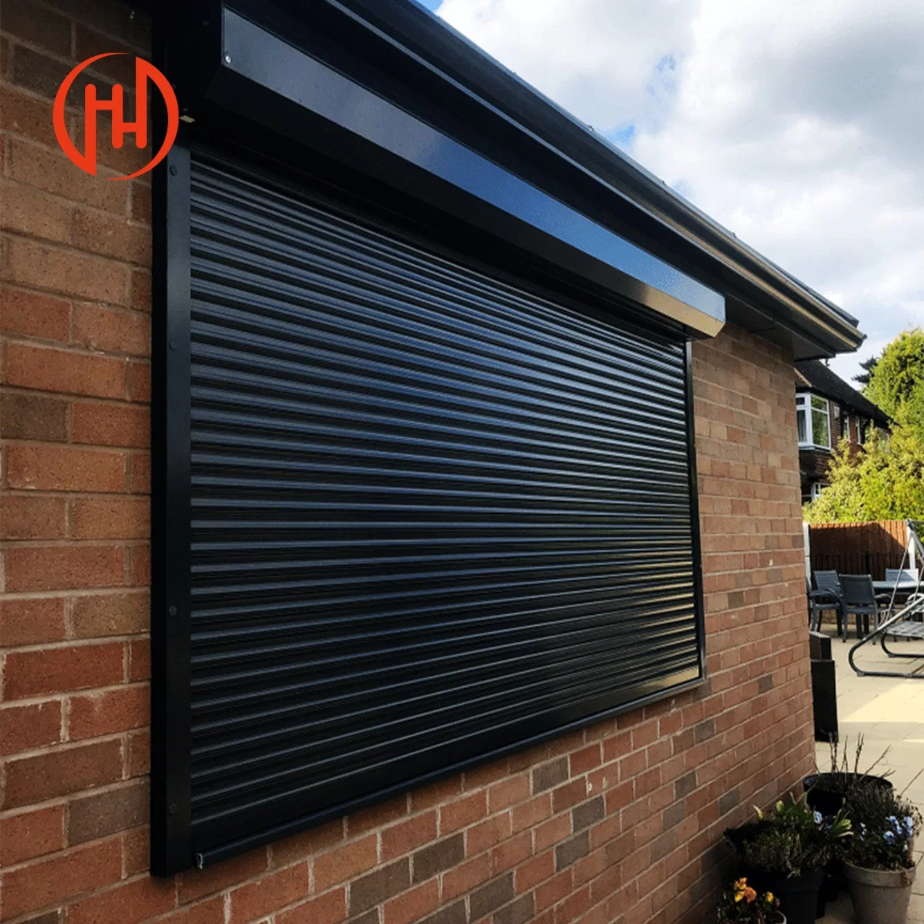 Automatische Sicherheit Aluminium Metall Rolling Roll Up Shutter Fenster