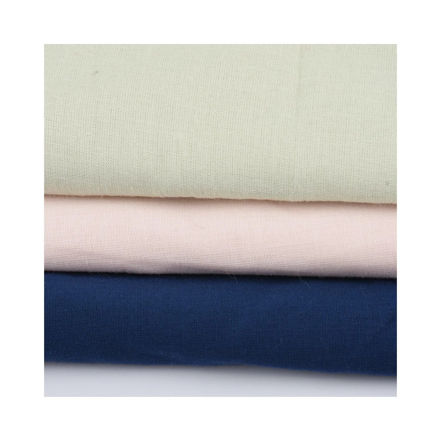 Textile Home Garment Wholesale/Supplier Multi-Colors Plain Dyed Solid 100% Cotton Breathable Fabrics